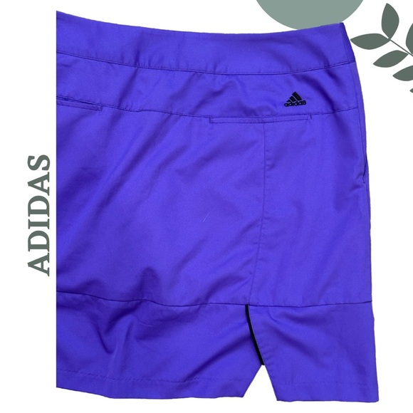 🛍️3/$40 Adidas ClimaCool Performance Skort | Purple Stretch Activewear | Size 12 - Picture 4 of 7